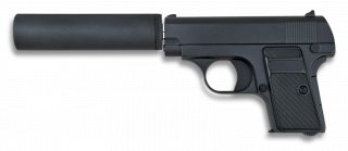 Pistola AIRSOFT.Metal.Negra.Golden Eagle