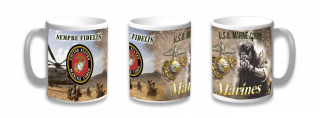 Taza Ceramica Marines