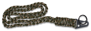 llavero paracord con mosqueton metalico