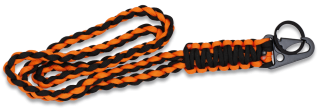 llavero paracord con mosqueton metalico