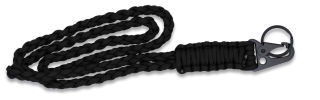 llavero paracord con mosqueton metalico
