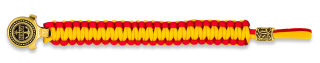 pulsera paracord Barbaric oro / España.