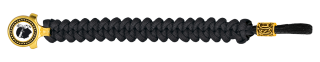 pulsera paracord Barbaric oro / negro. p