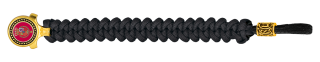 pulsera paracord Barbaric oro / negro. p