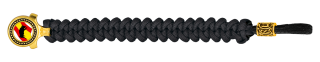 pulsera paracord Barbaric oro / negro. p
