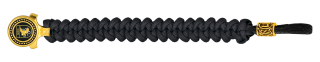 pulsera paracord Barbaric oro / negro. p