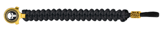 pulsera paracord Barbaric oro / negro pa