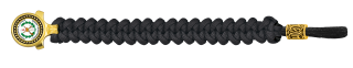 pulsera paracord Barbaric oro / negro. p