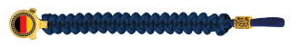 pulsera paracord Barbaric oro / azul. pa