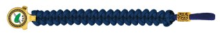 pulsera paracord Barbaric oro / azul. pa