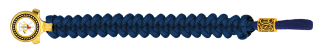 pulsera paracord Barbaric oro / azul. pa