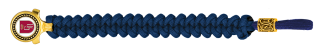 pulsera paracord Barbaric oro / azul. pa