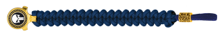 pulsera paracord Barbaric oro /azul Espa