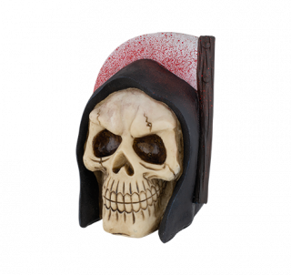 Cabeza Resina Calavera Muerte 16 cm