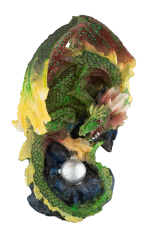 Figura Resina Dragón-Perla 12 cm