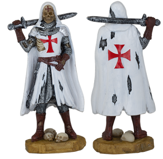 figura templaria Tole10 espada. blanca