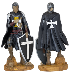 figura templaria Tole10 "Caliz" negra 12