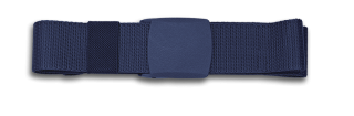 Cinturón 134 cm azul ABS