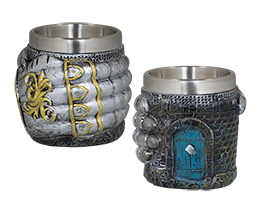 Vaso chupito Resina Armadura Cotas