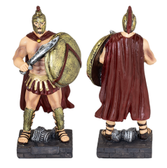 Figura guerrero Griego Tole10. H. 12 cm