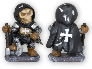 Templ. resina"DEATH MGT" black con hacha