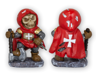 Templ. resina"DEATH MGT" rojo / hacha 10
