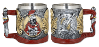 Taza Romana. Tole10. Resina 12 cm