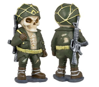 Figura resina Tole10. ARMY. T.16.5 cm