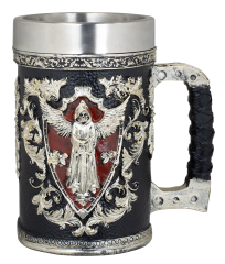 Taza resina ornamento XXL muerte alas To