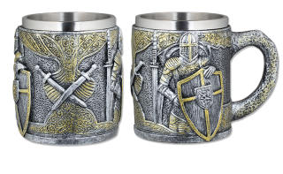 Taza resina ornamento templario Tole10