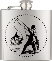 Petaca inox. Capacidad: 6 OZ ALBAINOX