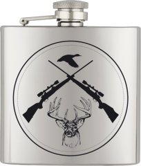 Petaca inox. Capacidad: 6 OZ ALBAINOX