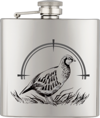 Petaca inox. Capacidad: 6 OZ ALBAINOX
