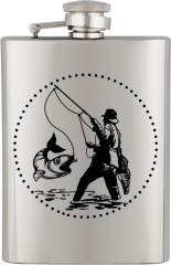 Petaca inox. Capacidad: 8 OZ ALBAINOX