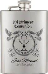 Petaca inox. Capacidad: 8 OZ ALBAINOX