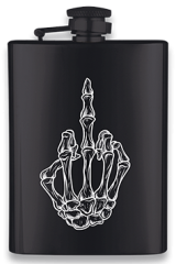 Petaca Inox Negra 8 OZ ALBAINOX