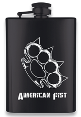 Petaca Inox Negra 8 OZ ALBAINOX