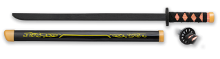 katana madera funda ABS total: 69 cm