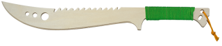 Machete Madera cordón verde 53 cm