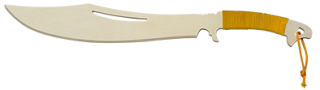 Machete Madera cordón amarillo 53 cm