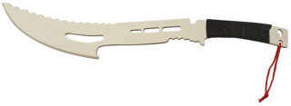 Machete Madera cordón negro 52.5 cm