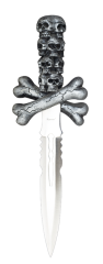Cuchillo decoración calaveras