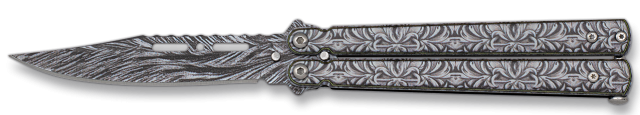 abanico Albainox 3D "Classic Damask"
