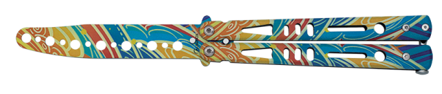 Navaja abanico 3D Albainox entrenamiento