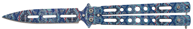 Navaja abanico 3D Albainox acero. Hoj