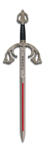 Espada zinc TIZONA. 18 cm.TOLE10