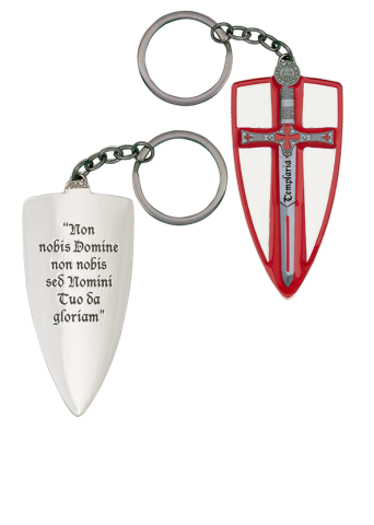 llavero escudo templario. TOLE10