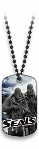 Placa con cadena de bolas SEALS
