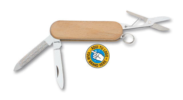 Navaja multiusos de madera Albainox