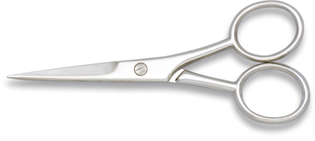 Tijeras para bigote Acero Inox 4 (1/2)": imagen 1